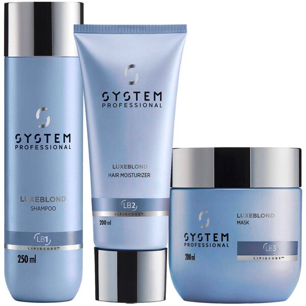 system professional luxeblond intense repair set