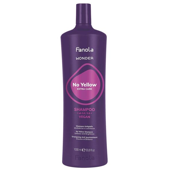 fanola wonder no yellow shampoo 1 liter