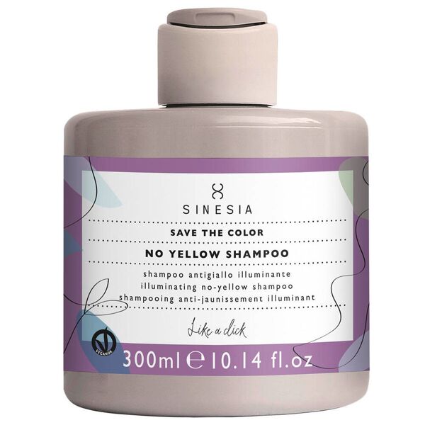 sinesia save the color no yellow shampoo 300 ml