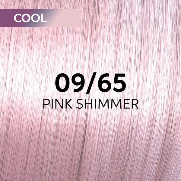 wella shinefinity zero lift glaze 09/65 pink shimmer - lichtblond violett-mahagoni 60 ml