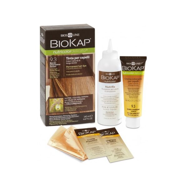 bios line biokap nutricolor tinta delicato+ (codice colore: 8.64+ rosso tiziano)