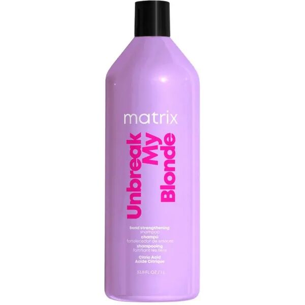 matrix unbreak my blonde shampoo capelli biondi, 1000ml