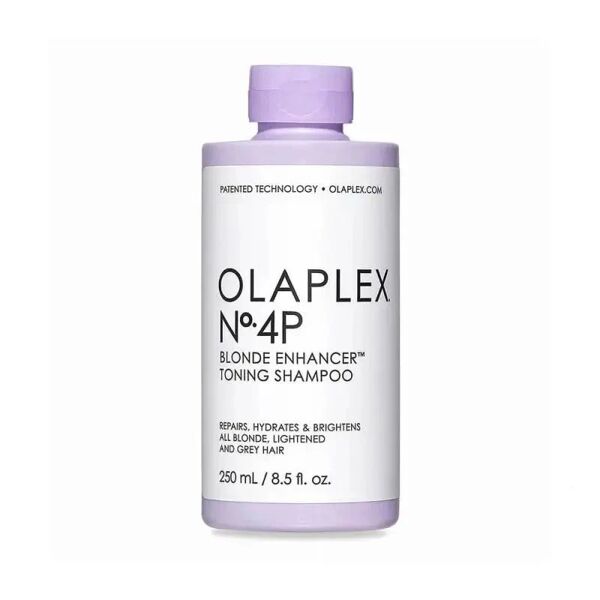olaplex no. 4p blond enhancer toning shampoo antigiallo, 250ml