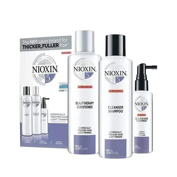 nioxin 5 kit sistema in 3 fasi