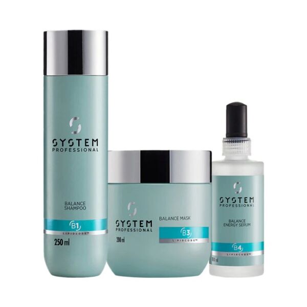 system professional balance kit trattamento anticaduta capelli donne