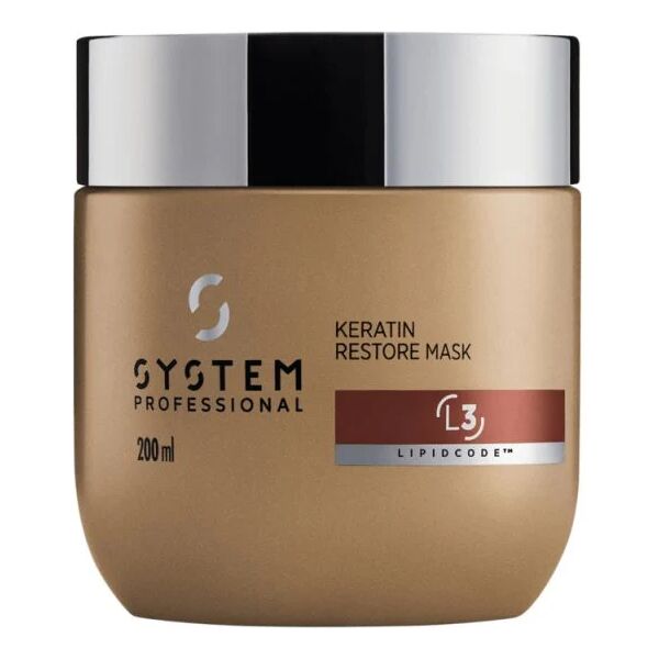 system professional luxeoil keratin restore mask l3 200ml