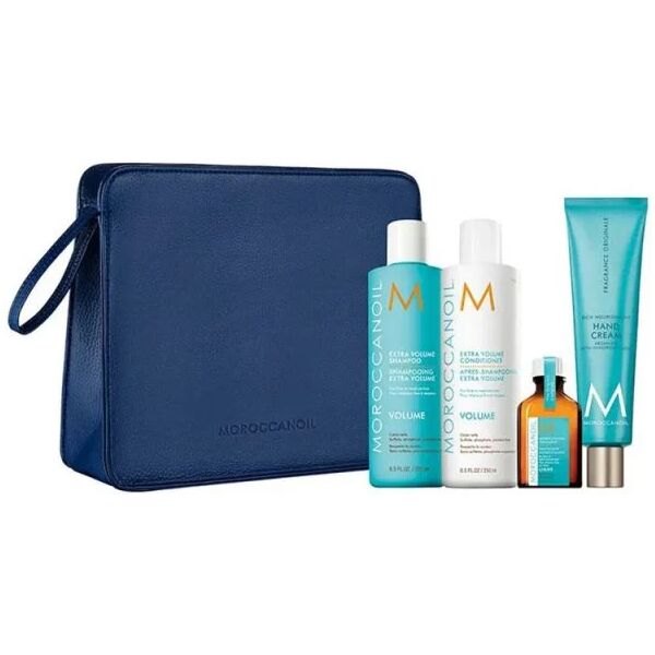 moroccanoil kit regalo volume capelli fini e mani