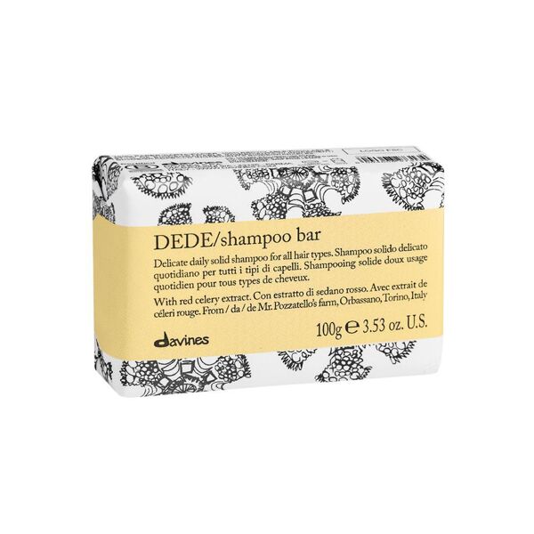 davines dede shampoo bar shampoo solido delicato 100gr