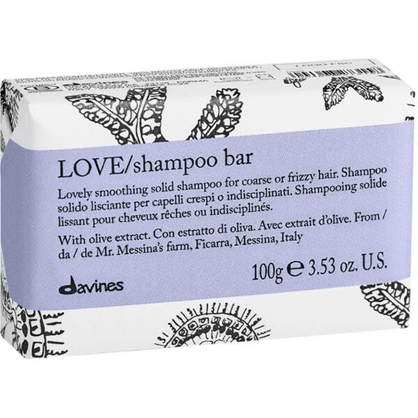 davines love shampoo bar shampoo solido capelli crespi 100gr