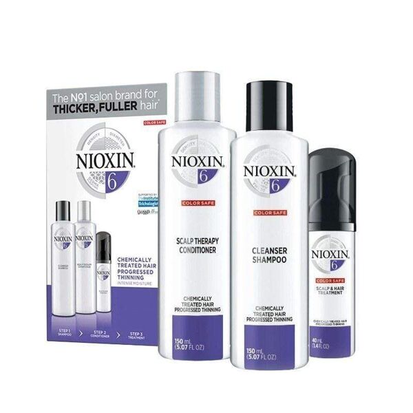 nioxin 6 kit sistema in 3 fasi