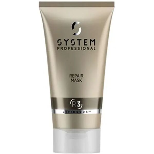 system professional repair mask maschera capelli danneggiati r3, 30ml