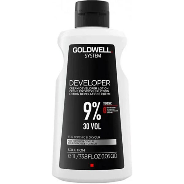 goldwell system developer lotion ossidante 1000ml, 9% 30 vol