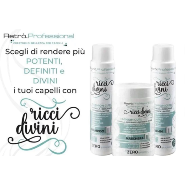 retro' ricci divini  500 ml+1000 ml+500 ml omaggio curl designer mood