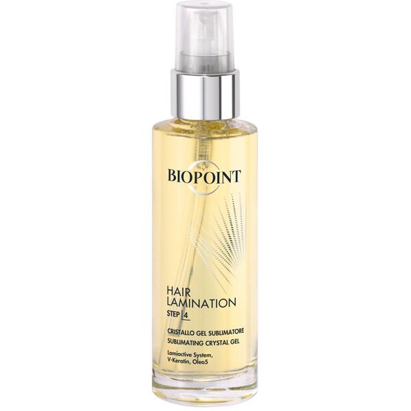 biopoint hair lamination step 4 cristallo gel sublimatore 50 ml