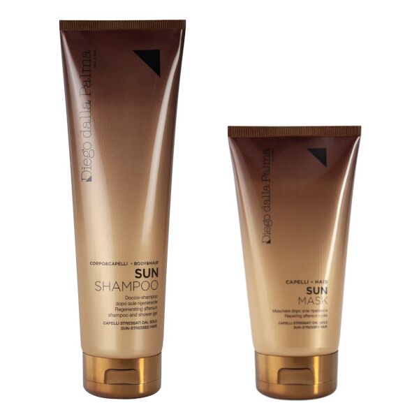 diego dalla palma travel sun hair set 100 ml shampoo + 50 ml maschera capelli