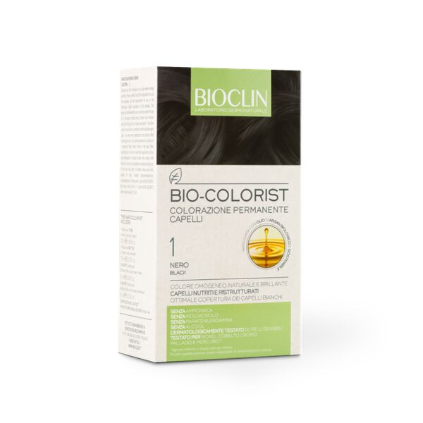 bioclin bio-colorist 1 nero tintura naturale capelli