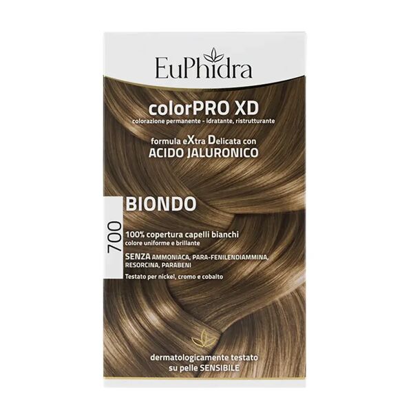 euphidra colorpro xd 700 biondo tintura extra delicata