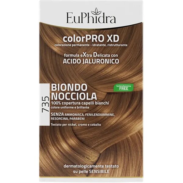 euphidra colorpro xd tintura extra delicata colore biondo nocciola 735