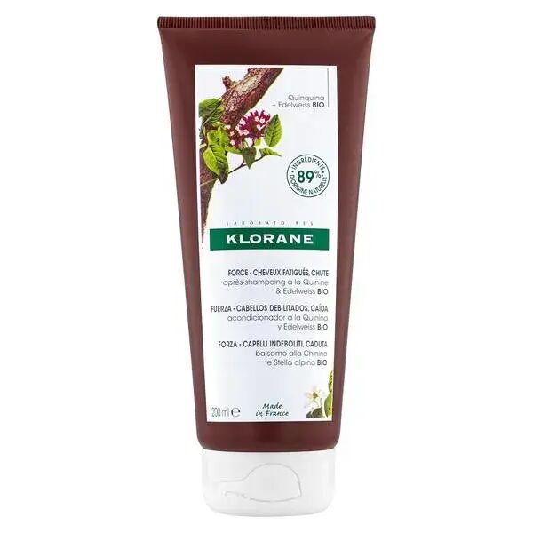 klorane balsamo chinina e stella alpina bio fortificante stimolante 200 ml