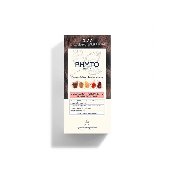 phyto paris phyto color 4.77 castano marrone intenso tintura permanente per capelli