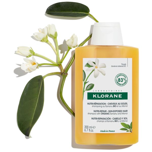 klorane shampoo nutritivo al tamanu bio & monoï 200 ml