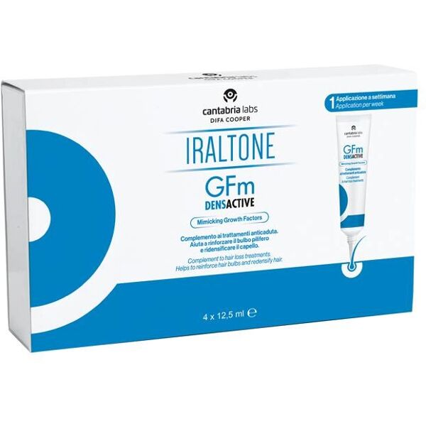 adenosil gfm densactive gel rinforzante ridensificante per caduta dei capelli 4 tubi da 12,5 ml