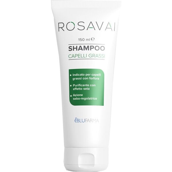 blufarma srl rosavai shampoo capelli grassi forfora 150 ml