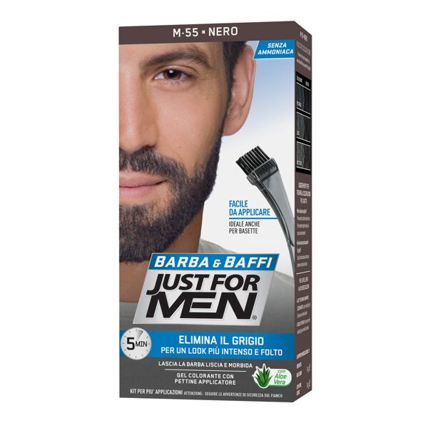 just for men barba & baffi m55 nero 51 g