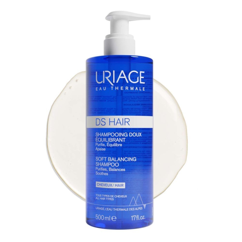 Uriage DS Hair - Shampoo Delicato Riequilibrante, 500ml
