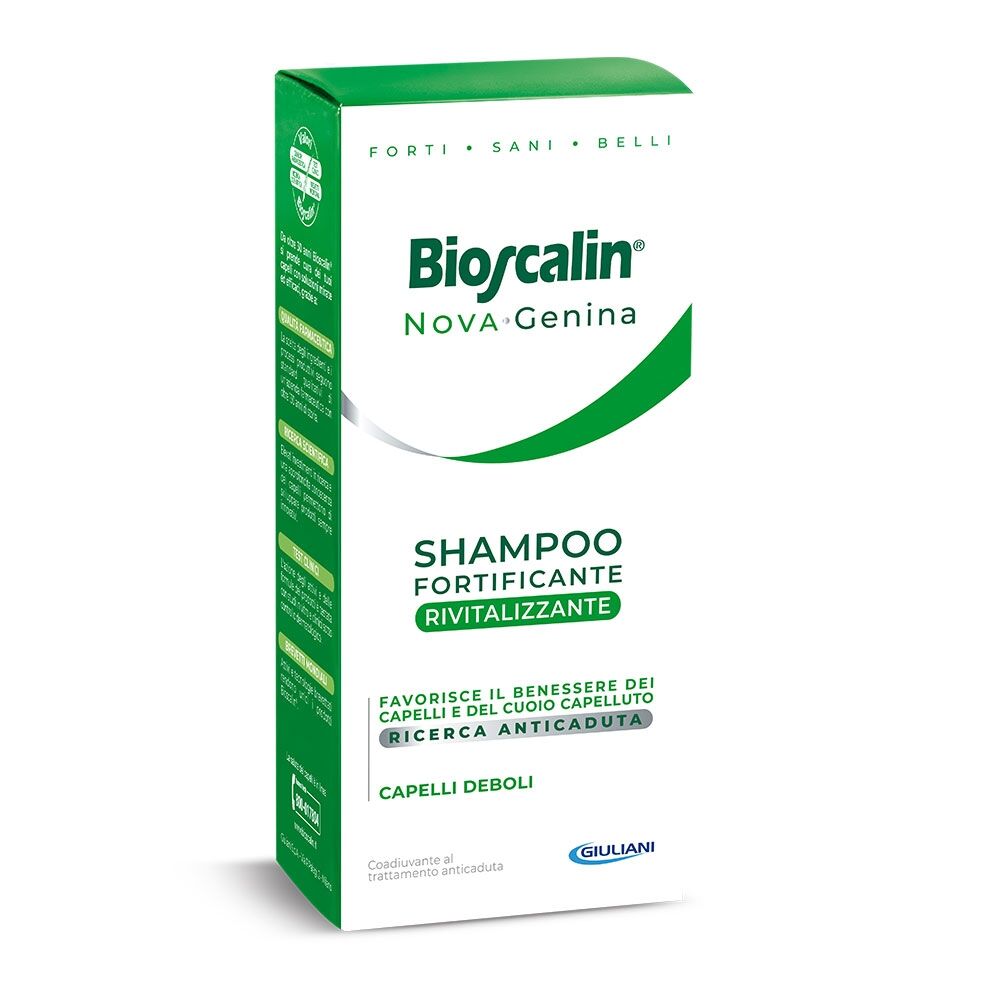 Bioscalin NovaGenina - Shampoo Rivitalizzante per Capelli Deboli, 200ml