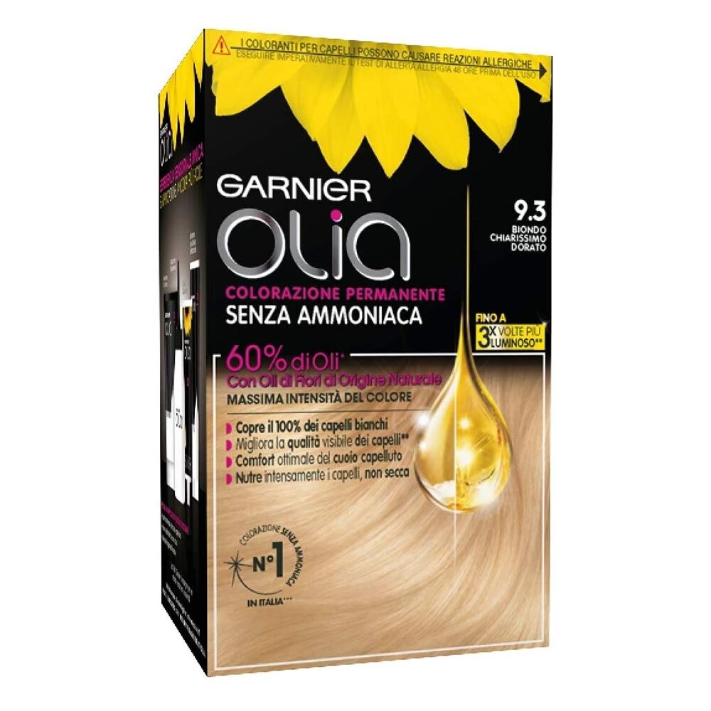 Garnier Olia - Colorazione Capelli Senza Ammoniaca 9.3 Biondo Chiarissimo Dorato