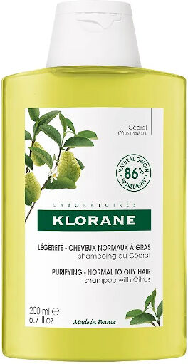 Klorane Shampoo Cedro Energizzante 200ml