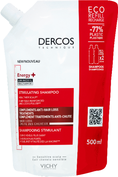 L'Oreal Shampoo Energizzante Dercos Vichty Ecoricarica 500ml