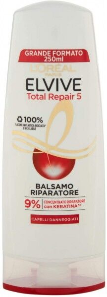 L'Oreal Balsamo Riparatore 250ml.Total Repair 5 Capelli Danneggiati