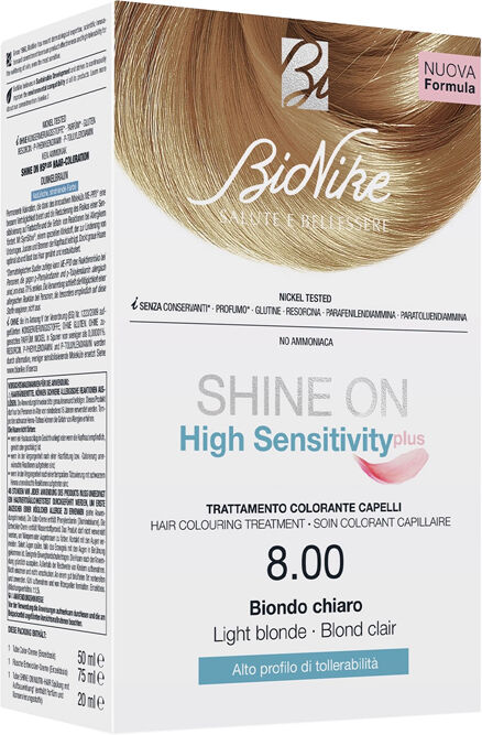 Bionike Shine On High Sensitivity Plus Biondo Chiaro 8.00