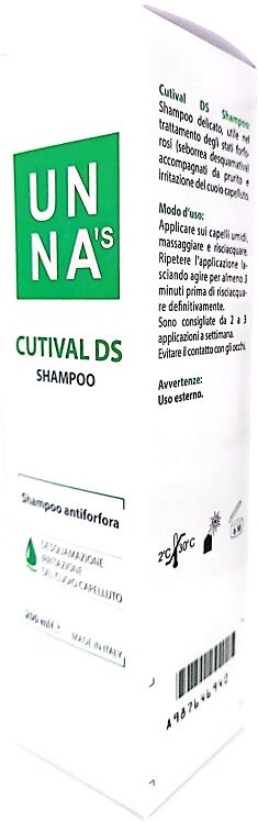 Unna S Srl Cutival Ds Shampoo 200ml