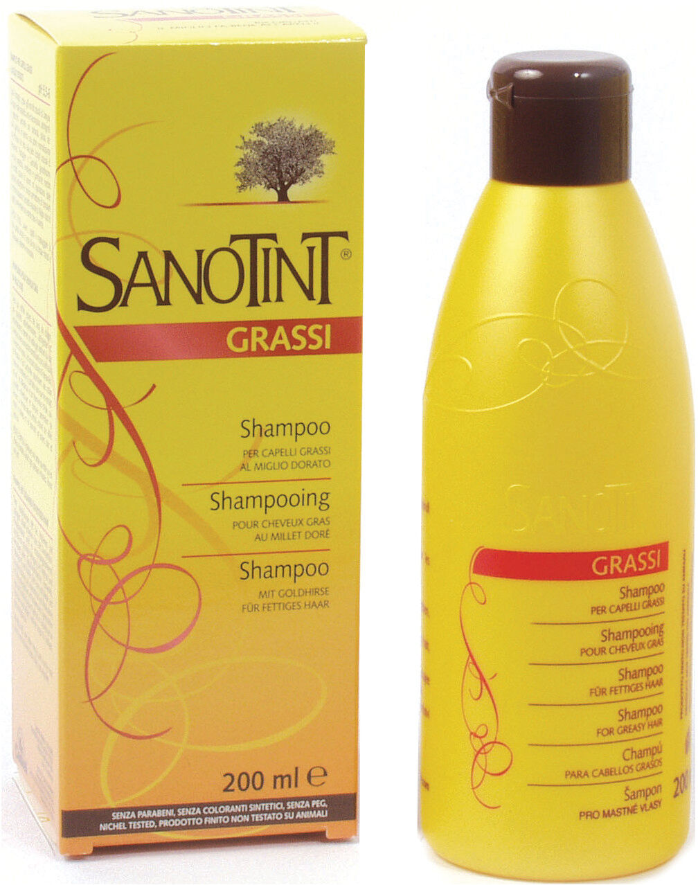 Cosval Spa Sanotint Shampoo Cap Grassi