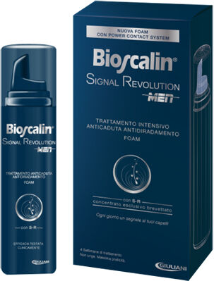 Giuliani Spa Bioscalin Signal Revolution Men Trattamento Intensivo Anticaduta Antidiradamento Foam 75 Ml