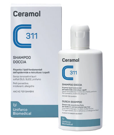 Ceramol 311 Shampoo Doccia Detergente Corpo e Capelli 200 ml