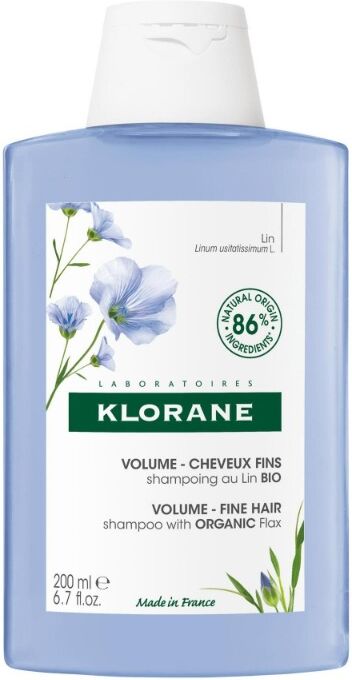 Klorane Shampoo al Lino Volumizzante 200 ml