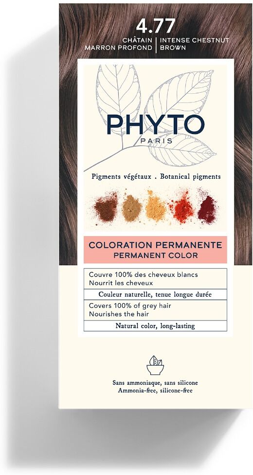 Phyto color 4.77 Castano Marrone Intenso Colorazione Permanente Senza Ammon