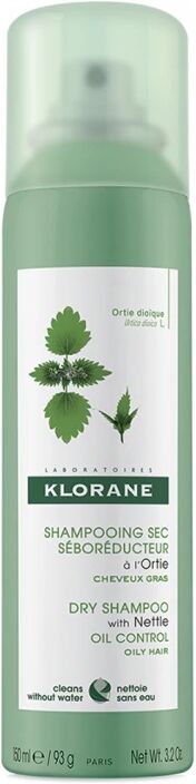 Klorane Shampoo Secco Seboriduttore Ortica 150 ml