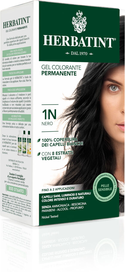 Herbatint Tintura Capelli Gel Permanente 1N Nero 150 ml