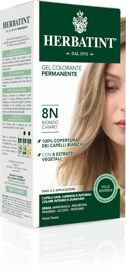 Herbatint Gel Permanente 8N Biondo Chiaro 150 ml