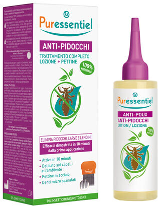 Puressentiel Lozione Antipidocchi + Pettine 100 ml