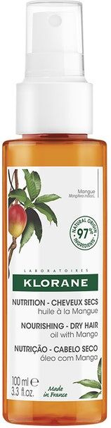 Klorane Olio al Mango Per Capelli Secchi Spray 125 ml