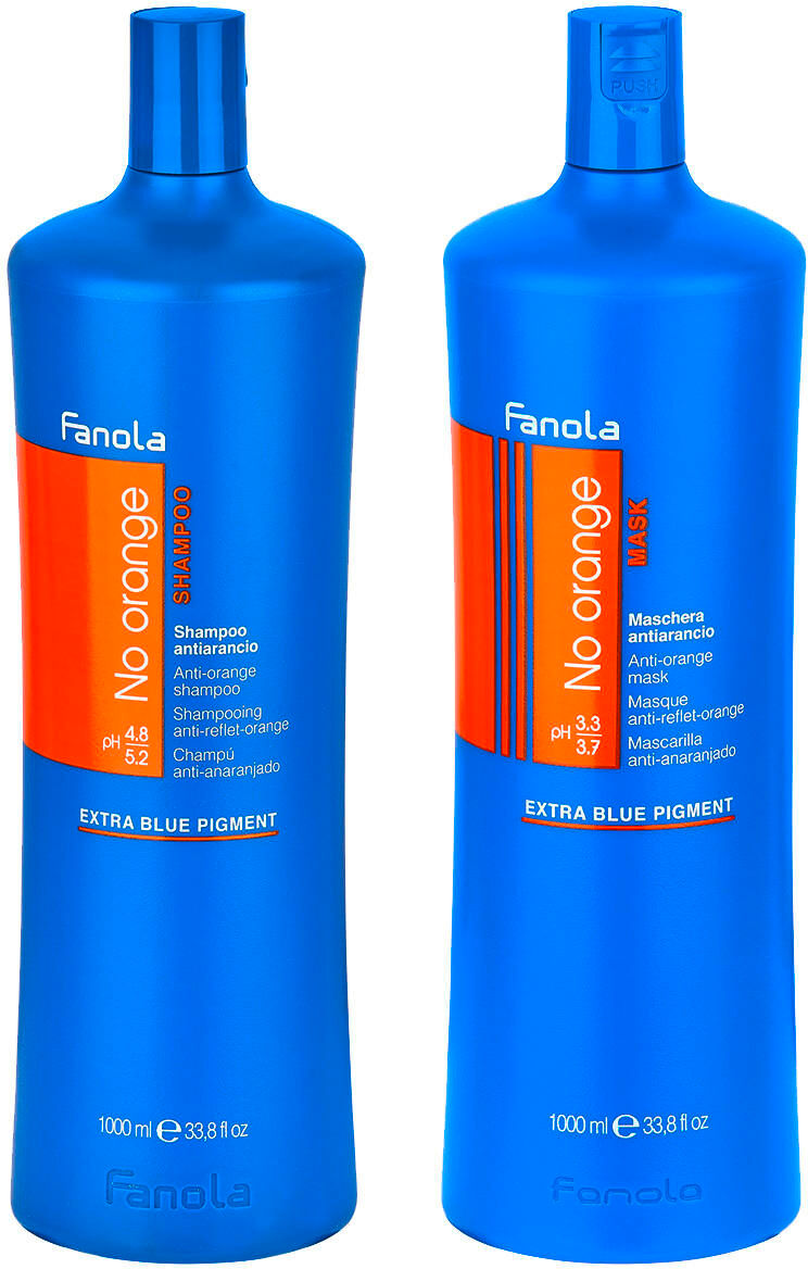 Fanola No Orange Set 2 (Shampoo 1000 ml + Mask 1000 ml)