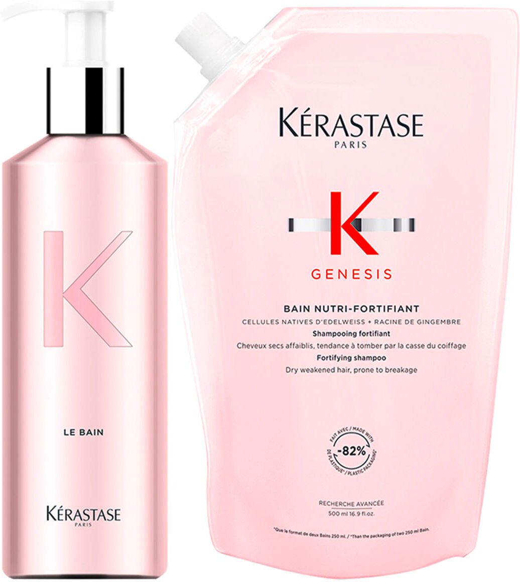 Kérastase Genesis Bain Nutri-Fortifiant Refill + Flasche 500 ml