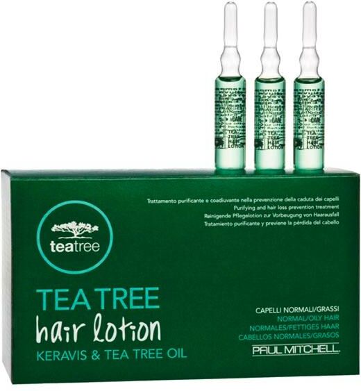 Paul Mitchell Tea Tree Hair Lotion Keravis & Tea Tree Oil Confezione con 12 x 6 ml