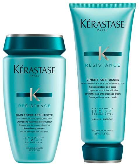 Kérastase Resistance Care Duo Set (Shampoo 250 ml + Conditioner 200 ml)